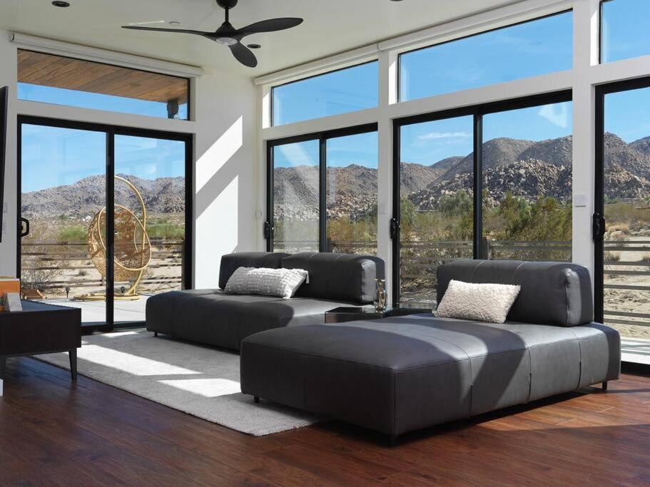 Panoramic Heaven - Luxury Designer Property W Spa Joshua Tree Eksteriør billede