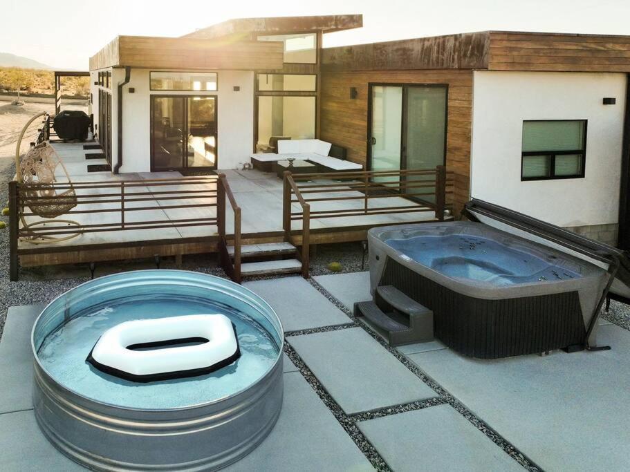 Panoramic Heaven - Luxury Designer Property W Spa Joshua Tree Eksteriør billede